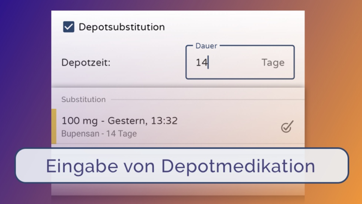 Depotmedikation in Appversion 6.1 der App Checkpoint-S