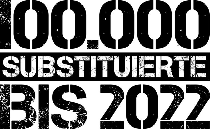 100.000 Substituierte bis 2022